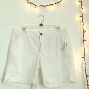 White Shorts